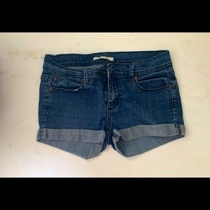 Denim shorts